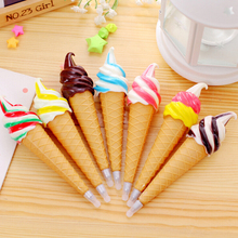 1PC creative ice cream pen caneta stationery ballpoint pen kawaii Ball pen office school supplies gift 2024 - buy cheap