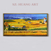 Famous paintin Artist Handmade High Quality Reproduction  Vincent Van Gogh Oil Painting A bumper harvest Oil Painting On Canvas 2024 - buy cheap