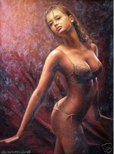 Wholesale Naked Girls Sexy Nude Women Canvas Art Painting Hand Painted Canvas Oil Painting Picture Wall Art Decoration gifts 030 2024 - buy cheap