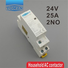 TOCT1 2P 25A 24V  50/60HZ Din rail Household ac Modular contactor  2NO or 1NO 1NC 2024 - buy cheap