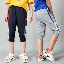 Kids Letter Pants for Boy or Girl Summer Sports 7 Minutes Pants Fashion Cotton Short Pants Children Clothing School Style 2024 - buy cheap