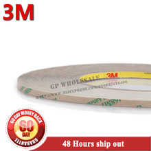 55 meters/roll, 3M 468MP 200MP Double sided adhesive tape Transparent 2024 - buy cheap