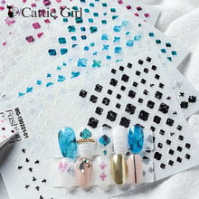 1 Sheet Bohemia 3D Nail Art Transfer Stickers Water Marble Stone Grain Nail Designs Nail Accessories for Nail Decorations 2024 - buy cheap