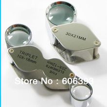 30X+20X&10X Triplet Magnifier Jeweler Jewelry Eye Loupe 2024 - buy cheap