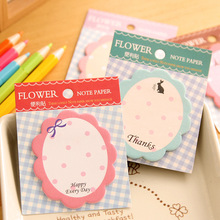 Cute Flowers Memo Pad Sticky Note Paper Scrapbooking Sticker Pads Creative Sticky Notes Bookmark School Office Supply 2024 - buy cheap