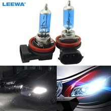 Leewa lâmpada led para farol de carro, 2 peças, branca, h11, 55w/100w, lâmpada halogênica, fonte de luz, estacionar, lâmpadas do carro, # ca2241 2024 - compre barato