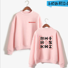 Sudaderas con capucha de cuello alto para mujer, ropa holgada Coreana de gran tamaño, de KPOP, Monsta X JOOHEON I.M yookihyundai WONHO 2024 - compra barato