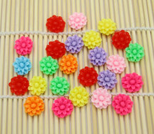 50Pcs Mixed Resin Flower Decoration Crafts Kawaii Bead Flatback Cabochon Fridge Magnet Scrapbook DIY Accessories Buttons 2024 - buy cheap