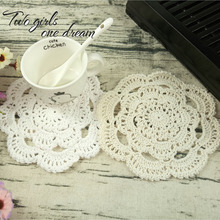 Wedding Decoration Vintage Diy Handmade 16cm Round Table Mat Crochet Coasters  Doilies Cup Pad Props 24PCS/LOT 2024 - buy cheap