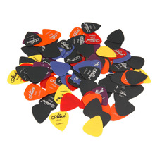 100pcs Bass Guitar Picks Colorful Thickness Mix 0.58-0.81mm Plectrum Mediator Guitar Musical Instrument With Plastic Box 2024 - buy cheap