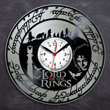 Finger Ring King  Modern Design Wall Clock Clocks 3D Stickers Vinyl Record Wall Watch Home Decor Silent 12 inch 2024 - buy cheap