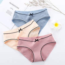 Panties For Women New 2018 Solid Color Cotton Underwear Ladies Sexy Lingerie Women Casual Underpants Female Briefs Girl Panty 2024 - buy cheap