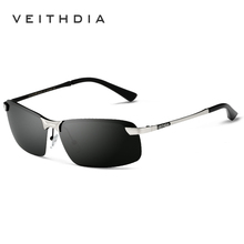 Brand Polarized Men's Sunglasses Rimless Sport Sun Glasses Driving Goggle Eyewear For Men oculos de sol masculino 3043 2024 - buy cheap