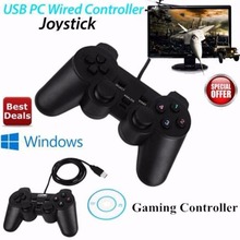 Cewaal Wired USB Game Gaming Controller Joypad Joystick Control for PC Computer Laptop 2024 - buy cheap