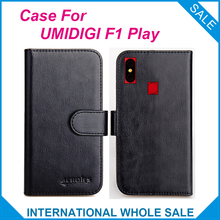 Original! UMIDIGI F1 Play Case ,6 Colors High Quality Leather Exclusive Case For UMIDIGI F1 Play Cover Phone Bag Tracking 2024 - buy cheap