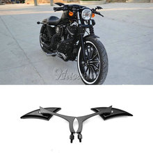 2x Универсальный клинок мотоциклетные зеркала заднего вида для Harley Dyna Sportster Softail Touring Street Glide XL 1200 883 Electra Glide 2024 - купить недорого