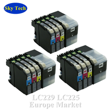 Quality Compatible Ink Cartridge For LC229XL LC225XL , For Brother MFC-J5320DW / J5620DW / J5625DW  / J5720DW etc . [Europe] 2024 - buy cheap