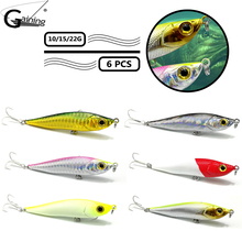 Isca de pesca para afundamento lento, isca de peixes com tamanho de 6.5cm/10g 8cm/15g 9.5cm/22g, isca dura para atrair o interior 2024 - compre barato