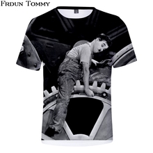 3D Chaplin Funny Kpop Casual Cool Men Short Sleeve T-shirt Summer Hot Sale 2018 New 3D stereo Clothes 2024 - buy cheap