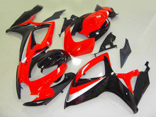 Kit de carenado de motocicleta para GSXR600 750 K6 06 07 GSXR 600 GSXR750 2006 2007 ABS rojo negro Juego de carenados + regalos SB10 2024 - compra barato