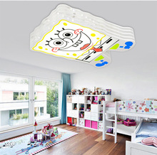Lovely children creative LED ceiling light wrought iron bedroom study ceiling lamp Cartoon lighting fixtures 110-240V 2024 - buy cheap