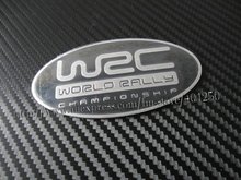 1 Pcs  Aluminum 3D Badge WRC World Rally Championship black Emblem Decal car sticker 86 x 44mm good quality  Car Styling 2024 - buy cheap