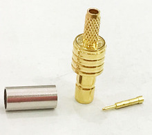 Engarce de enchufe macho SMB, conector adaptador de Cable Coaxial Pigtail, para RG174, RG316, LMR100, 50 Uds. 2024 - compra barato