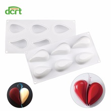 New Love Heart Shape Silicone Mould Cake Molds Mousse Dessert Chocolate Baking Mold Cake Decorating Tools 2024 - buy cheap