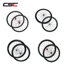 Novas rodas de bicicleta de carbono sem câmara de ar, super leve, 38mm, 50mm, 60mm, 88mm, de estrada, conjunto de aro de carbono sem câmara de ar 2024 - compre barato