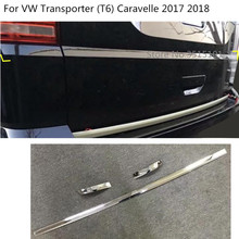 Car Cover Rear Door Upper Tailgate Frame Plate Trim Lamp Trunk Hoods 3pcs For VW Transporter (T6) Caravelle 2017 2018 2019 2024 - buy cheap