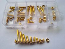 55PCS M4 Allen Bolt Countersunk Head Screw Flat Bolt Assortment Titanium Plated 2024 - buy cheap