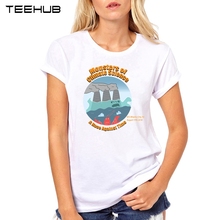 Teehub 2019 Новая женская модная новинка, футболка с принтом монстров, с рисунком, Повседневная футболка с коротким рукавом, топы 2024 - купить недорого