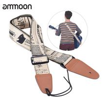 Comfortable Adjustable Guitar Strap Shoulder Strap Synthetic Leather Ends for Acoustic Folk Classic Electric Guitars Bass 2024 - buy cheap