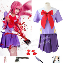 Anime Diary Cosplay Gasai Yuno Cosplay Costume Women Cosplay Colthes Halloween Masquerade Costumes + Hairband 2024 - buy cheap