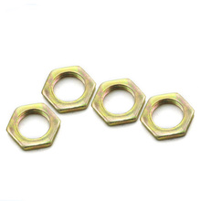 M6 M7 M8 M9 M10 M12 M13 M14 M16 GB808 Hex nut small pitch flat thin nut hexagon nuts hexagonal screw cap Color Zinc high Quality 2024 - buy cheap