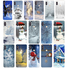 188H Animated Winter snowman snow Soft Silicone Tpu Cover phone Case for xiaomi redmi 6 pro 5 plus note 6 pro 4  4x mi 8 2024 - buy cheap