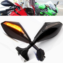 Intermitente LED para motocicleta, espejos integrados para Yamaha R6 R1 FZ6 FZ1, totalmente nuevos 2024 - compra barato