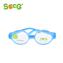 SECG Baby Toddler Cute Round Children Optical Glasses Frame Myopia Hyperopia Amblyopia Kids Frame Silicone Eyeglasses gafas 2024 - buy cheap