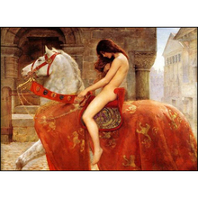 Lady Godiva England Oil Painting,Diamond Embroidery 5d Diamond Painting Crystal Mosaic Cross Stitch Full Square / Round WG195 2024 - buy cheap