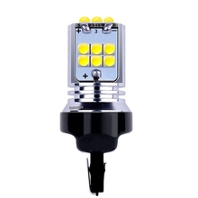 Bombilla LED de freno para automóvil, luz diurna, LED T20 7443 W21/5W, Chip CREE superbrillante, roja, blanca y amarilla, 1 Uds. 2024 - compra barato