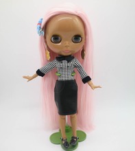 Conjunto de cuerpo muñeca desnuda Rosa muñeca de fábrica con pelo adecuado para DIY juguete para niñas 20181023 2024 - compra barato