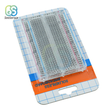 400 corbata puntos transparente sin soldadura PCB placa Mini Universal Protoboard de prueba DIY placa para autobús de placa de circuito 2024 - compra barato