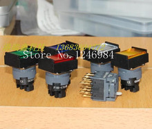 [SA]Electronic switch Jinhong 16MM F -type three-way rectangular openings with lock button switch button switch pole--10pcs/lot 2024 - buy cheap