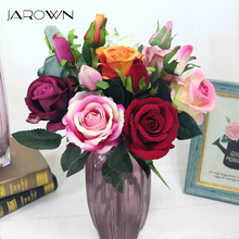 Recomendar o francês rosa simulação flor atacado casamento adorno doméstico flores artes e ofícios 2024 - compre barato