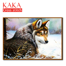 Cross stitch kits,Embroidery needlework sets with printed pattern,11CT canvas for Home Decor Painting,Animals Full NCKA017 2024 - buy cheap