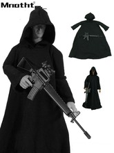 1:6 Male black cloak Chador M163A for 12inch Action Figure Man Soldier Model toys without head/Body/Gun m5 2024 - buy cheap