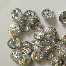 Botones de diamantes de imitación para costura redondeada, piedras de cristal para abrigos, ropa, Scrapbooking, manualidades, 13MM, 100 Uds. 2024 - compra barato
