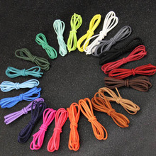 10pcs 3mm Flat Suede Cord Korean Velvet Faux Leather Cord String Rope Thread for DIY Bracelet Necklace Jewelry Making Findings 2024 - buy cheap