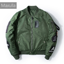 Мужская куртка-пилот Maxulla, стильная уличная куртка на молнии с вышивкой, модель Mla017, 2019 2024 - купить недорого