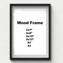 Nature Solid Simple Wooden Frame A4 A3 Black White Wood Color Picture Photo Frame with Mats for Wall Mounting Hardware Included 2024 - buy cheap